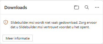 Slidebuilder - Versie bijwerken 1